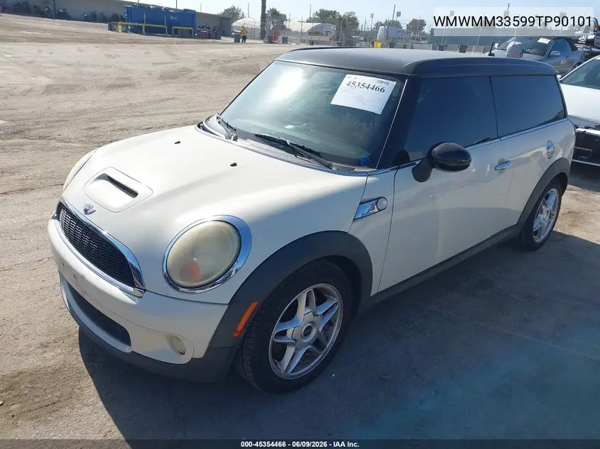 2009 Mini Cooper S Clubman VIN: WMWMM33599TP90101 Lot: 45354466