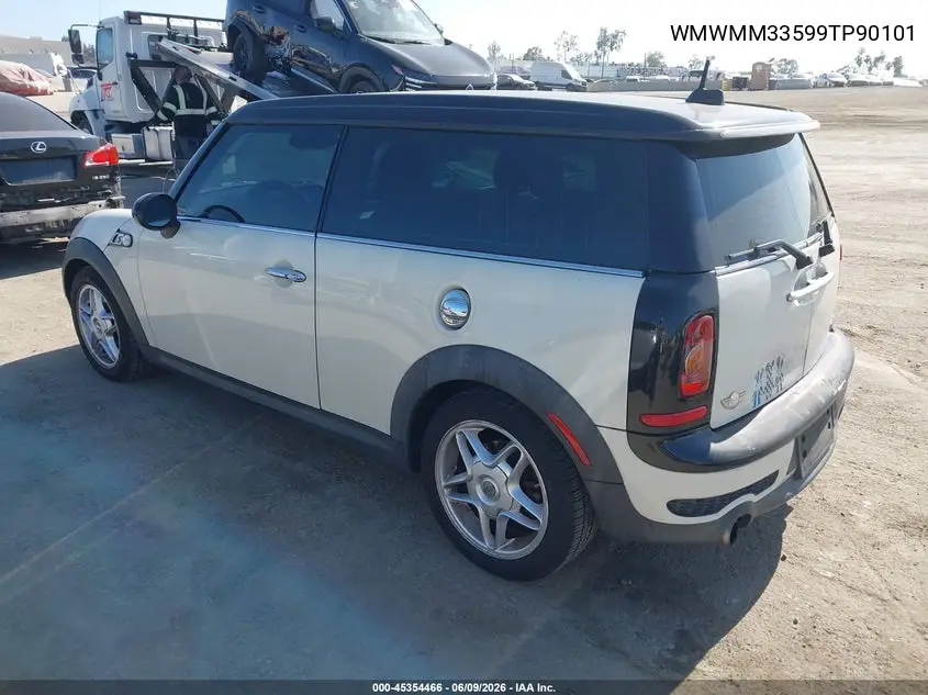 2009 Mini Cooper S Clubman VIN: WMWMM33599TP90101 Lot: 45354466