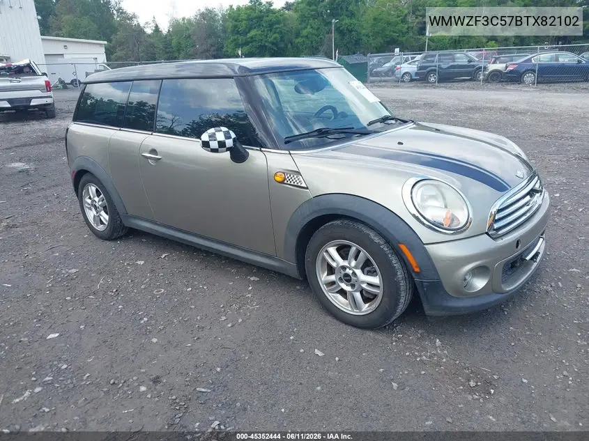 2011 Mini Cooper Clubman VIN: WMWZF3C57BTX82102 Lot: 45352444