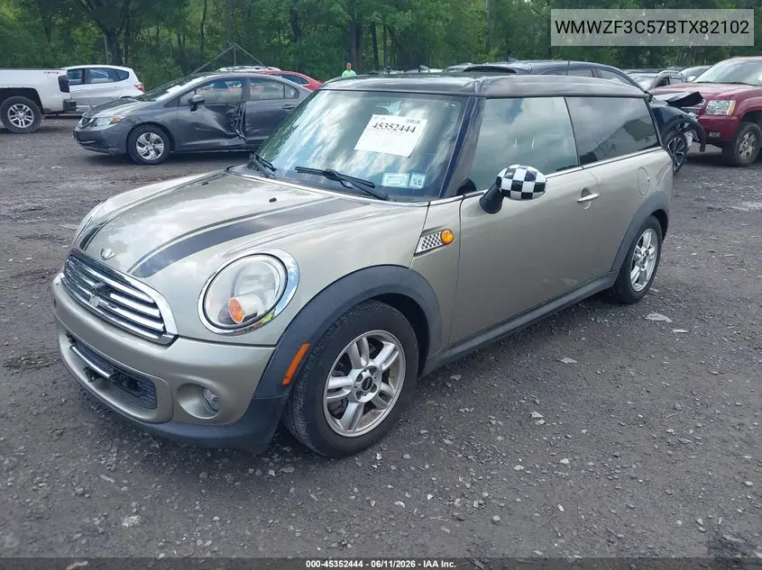 2011 Mini Cooper Clubman VIN: WMWZF3C57BTX82102 Lot: 45352444