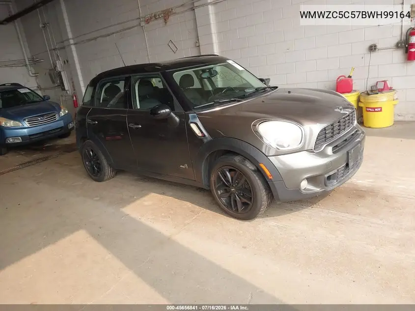 2011 Mini Cooper S Countryman VIN: WMWZC5C57BWH99164 Lot: 45656841