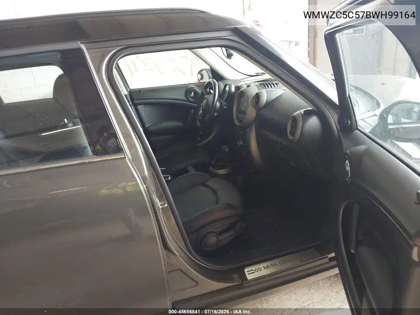 2011 Mini Cooper S Countryman VIN: WMWZC5C57BWH99164 Lot: 45656841