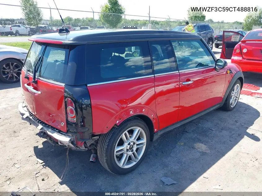 2012 Mini Cooper Clubman VIN: WMWZF3C59CT488816 Lot: 45241701