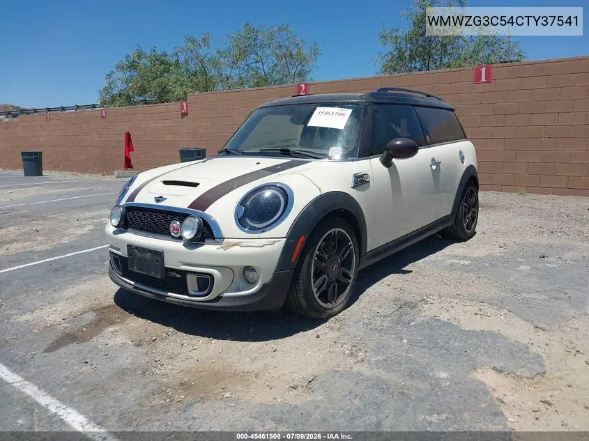2012 Mini Cooper S Clubman VIN: WMWZG3C54CTY37541 Lot: 45461508