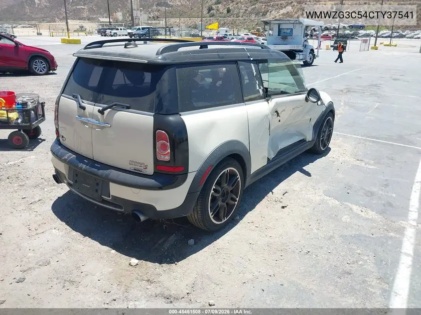 2012 Mini Cooper S Clubman VIN: WMWZG3C54CTY37541 Lot: 45461508