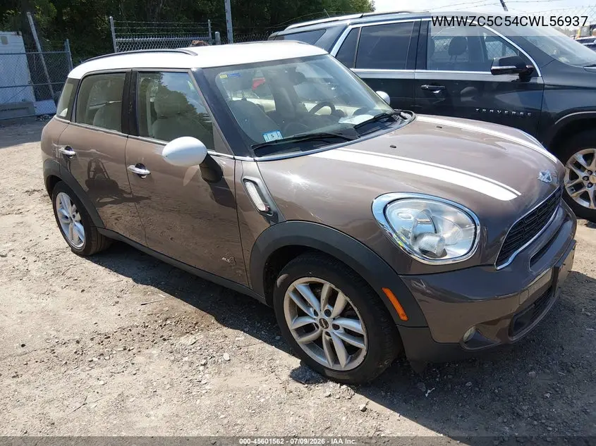 2012 Mini Cooper S Countryman VIN: WMWZC5C54CWL56937 Lot: 45601562