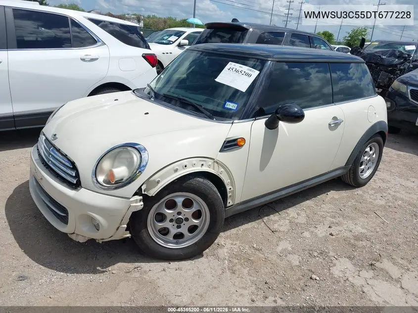 2013 Mini Hardtop Cooper VIN: WMWSU3C55DT677228 Lot: 45365200