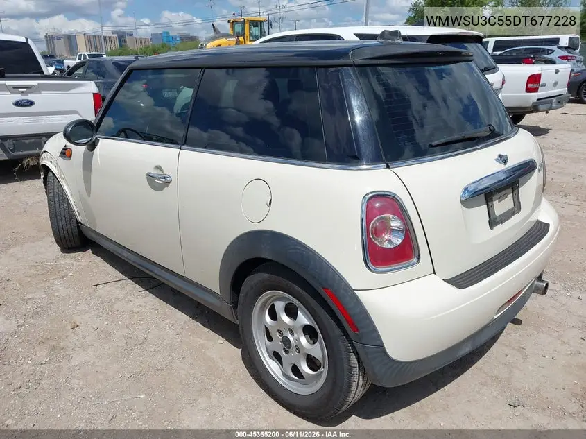 2013 Mini Hardtop Cooper VIN: WMWSU3C55DT677228 Lot: 45365200