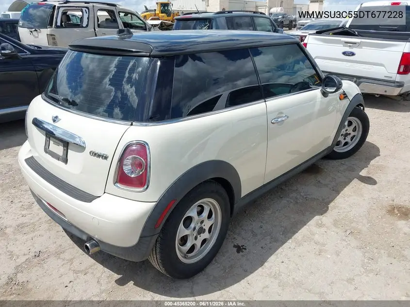 2013 Mini Hardtop Cooper VIN: WMWSU3C55DT677228 Lot: 45365200