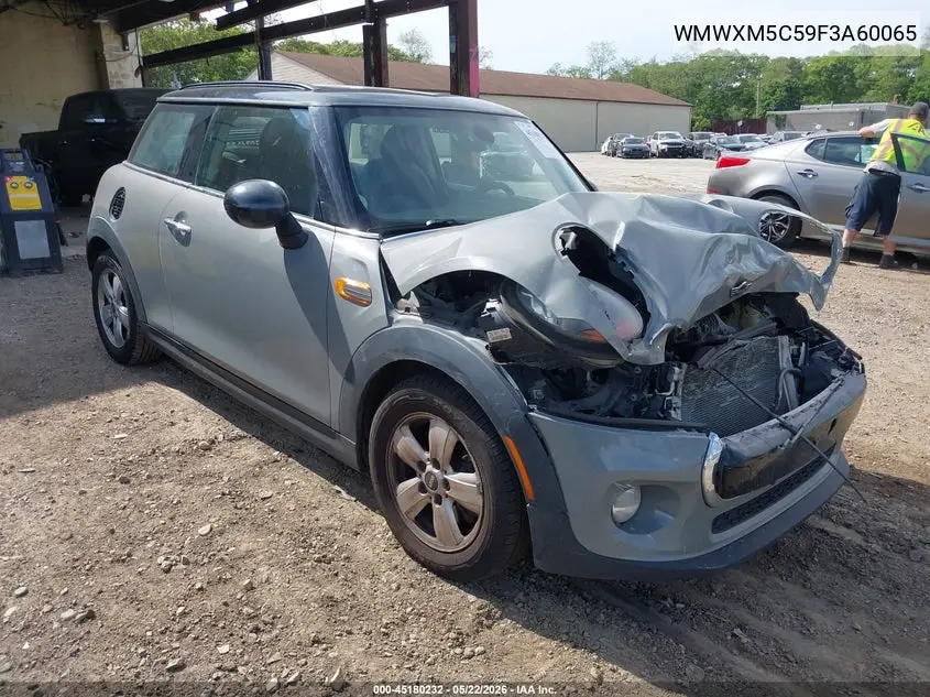 2015 Mini Hardtop Cooper VIN: WMWXM5C59F3A60065 Lot: 45180232