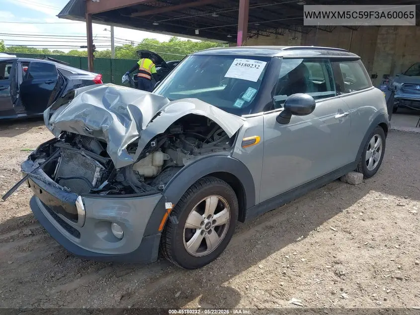 2015 Mini Hardtop Cooper VIN: WMWXM5C59F3A60065 Lot: 45180232