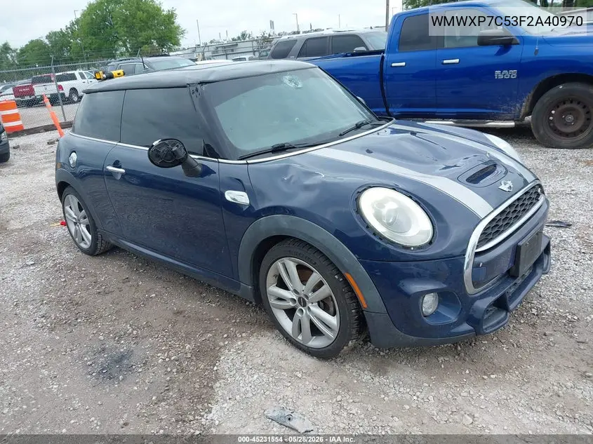 2015 Mini Hardtop Cooper S VIN: WMWXP7C53F2A40970 Lot: 45231554