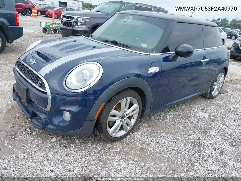 2015 Mini Hardtop Cooper S VIN: WMWXP7C53F2A40970 Lot: 45231554