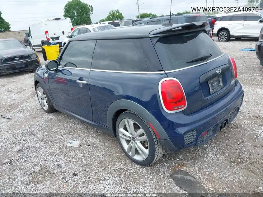 2015 Mini Hardtop Cooper S VIN: WMWXP7C53F2A40970 Lot: 45231554