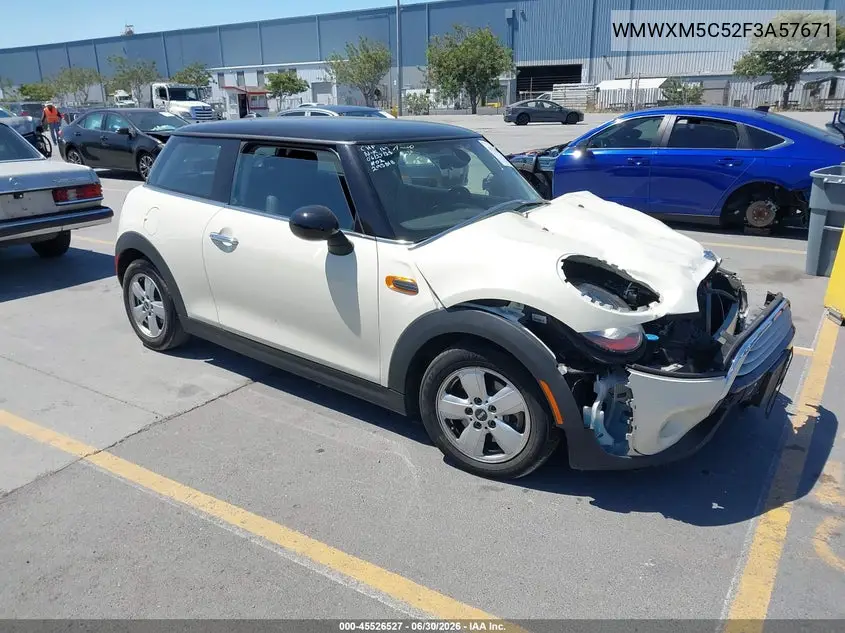 2015 Mini Hardtop Cooper VIN: WMWXM5C52F3A57671 Lot: 45526527