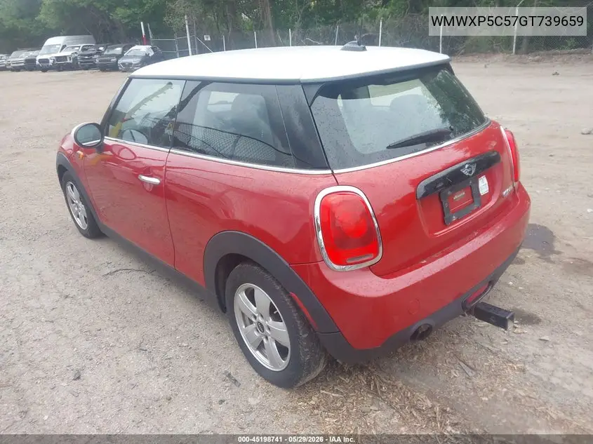 2016 Mini Hardtop Cooper VIN: WMWXP5C57GT739659 Lot: 45198741