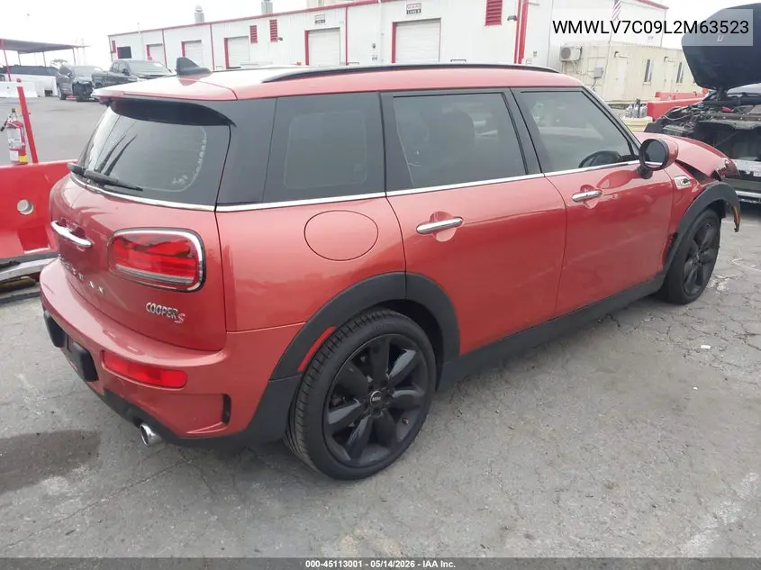 2020 Mini Clubman Cooper S VIN: WMWLV7C09L2M63523 Lot: 45113001