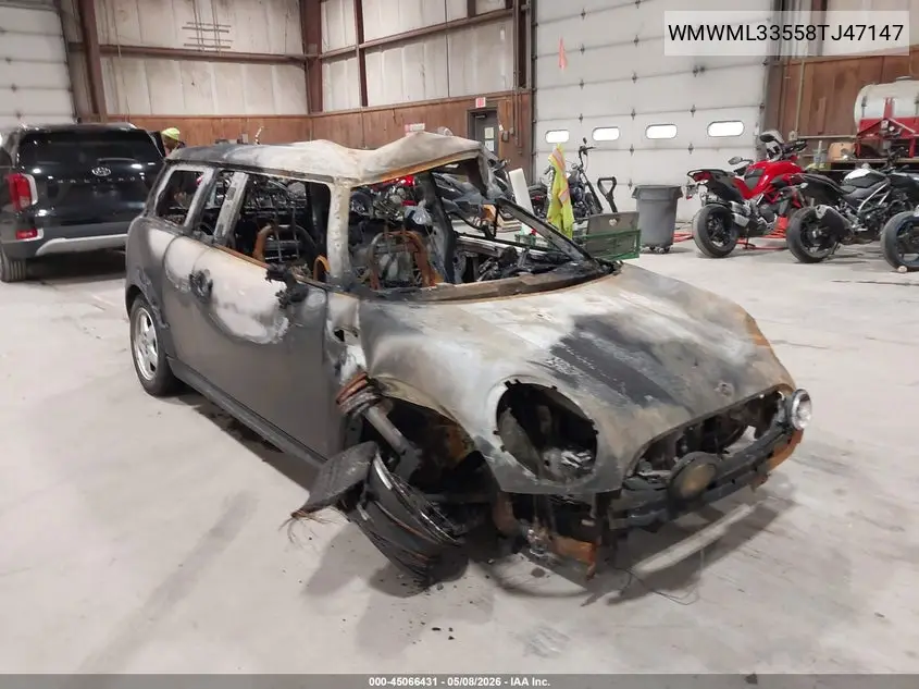 2008 Mini Cooper Clubman VIN: WMWML33558TJ47147 Lot: 45066431