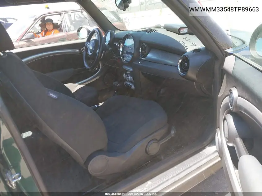 2008 Mini Cooper S Clubman VIN: WMWMM33548TP89663 Lot: 45428121