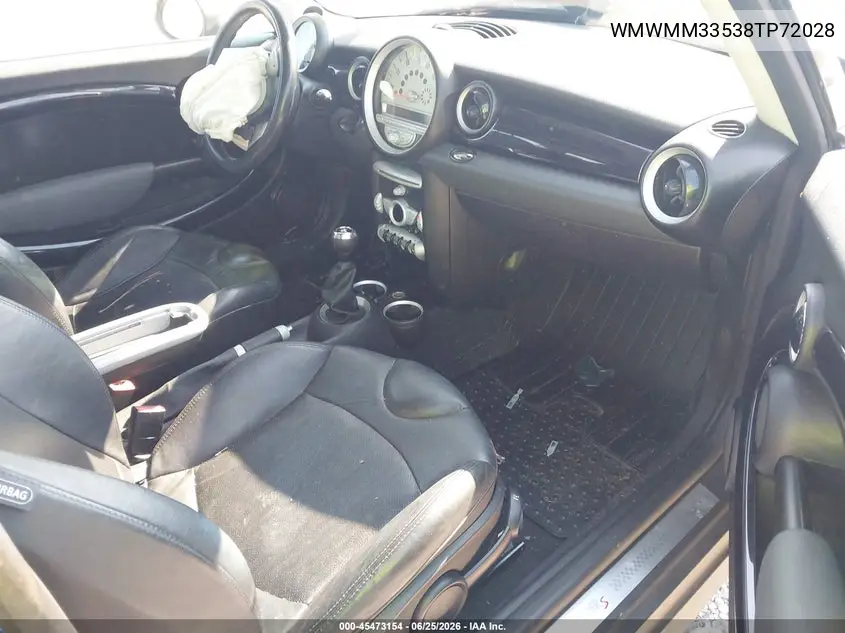 2008 Mini Cooper S Clubman VIN: WMWMM33538TP72028 Lot: 45473154