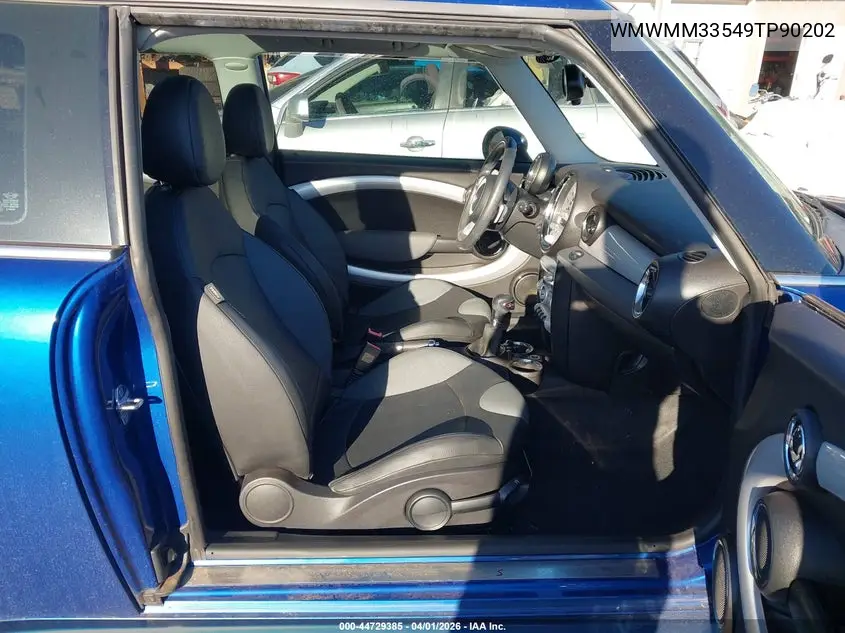 2009 Mini Cooper S Clubman VIN: WMWMM33549TP90202 Lot: 44729385