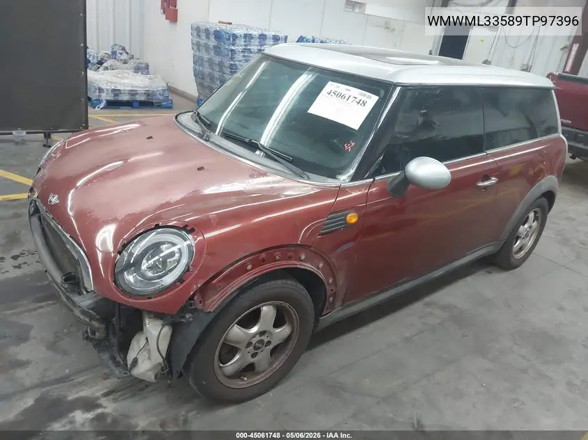 2009 Mini Cooper Clubman VIN: WMWML33589TP97396 Lot: 45061748
