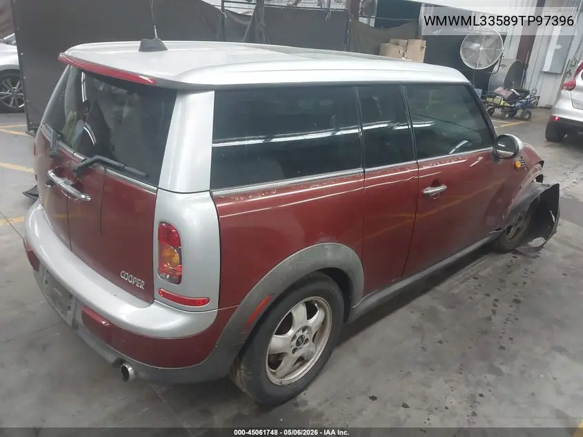 2009 Mini Cooper Clubman VIN: WMWML33589TP97396 Lot: 45061748