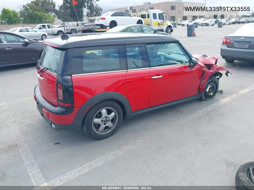 2009 Mini Cooper Clubman VIN: WMWML33519TX33555 Lot: 45230241