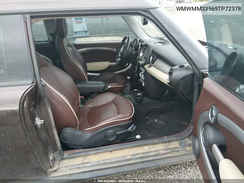 2009 Mini Cooper S Clubman VIN: WMWMM33569TP72378 Lot: 45294601