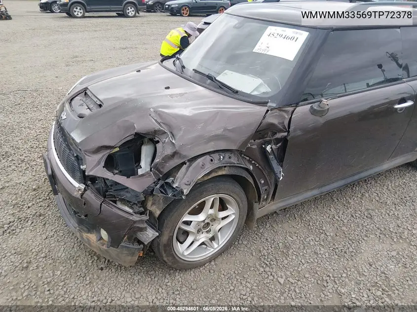 2009 Mini Cooper S Clubman VIN: WMWMM33569TP72378 Lot: 45294601