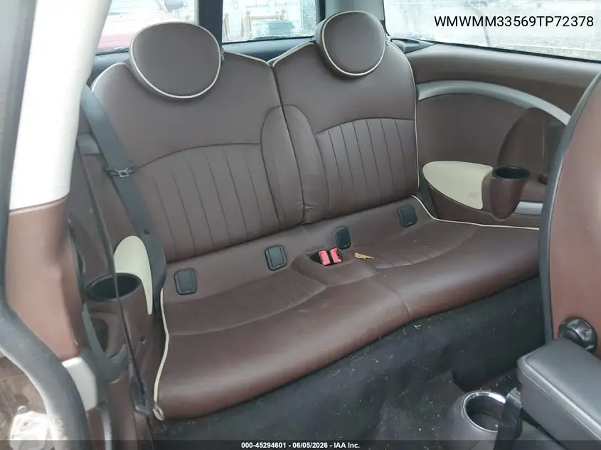 2009 Mini Cooper S Clubman VIN: WMWMM33569TP72378 Lot: 45294601