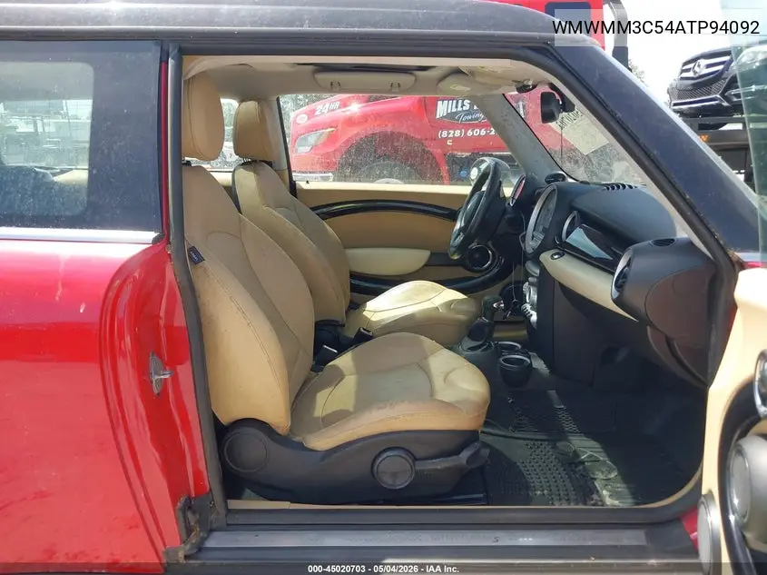 2010 Mini Cooper S Clubman VIN: WMWMM3C54ATP94092 Lot: 45020703