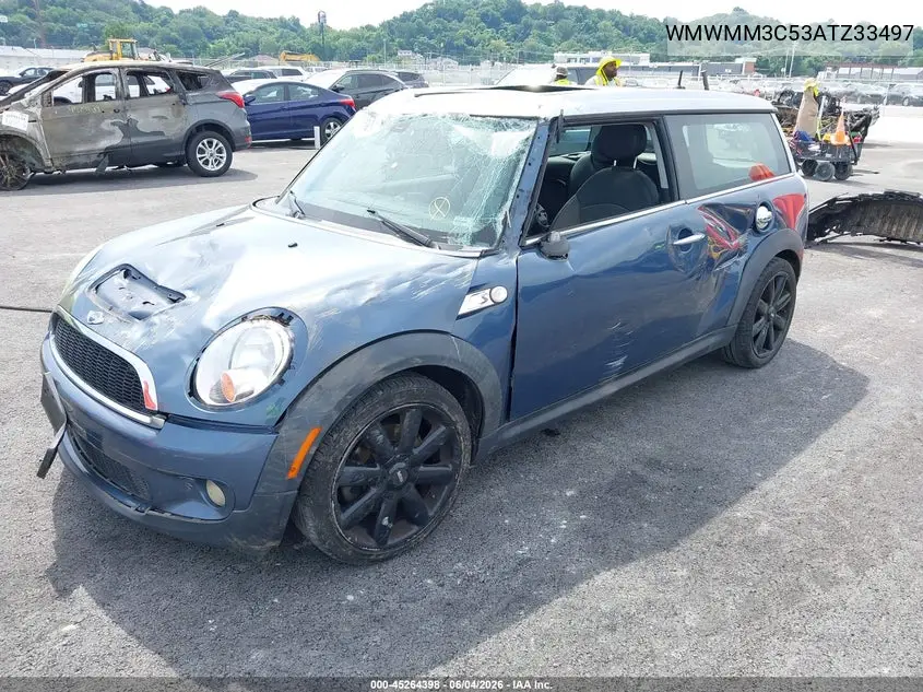 2010 Mini Cooper S Clubman VIN: WMWMM3C53ATZ33497 Lot: 45264398