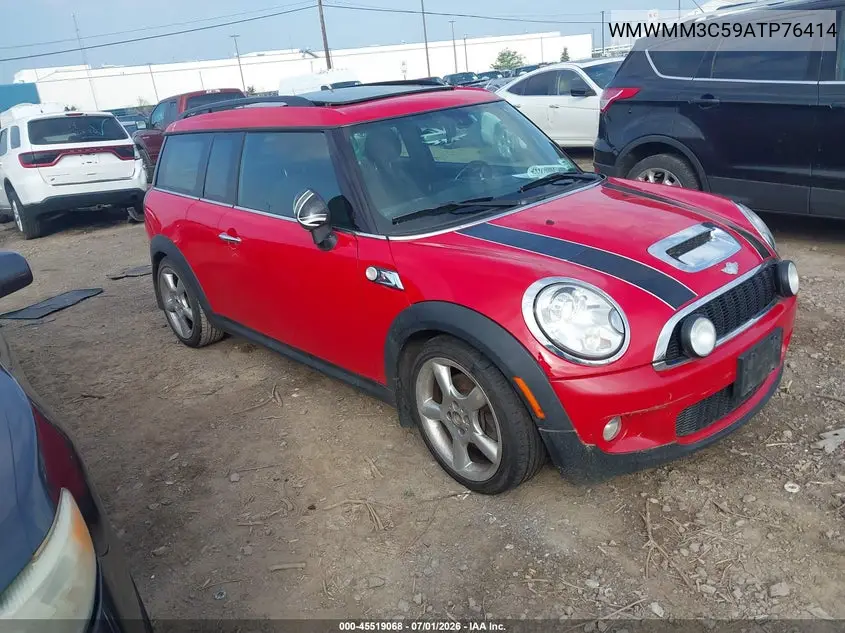 2010 Mini Cooper S Clubman VIN: WMWMM3C59ATP76414 Lot: 45519068