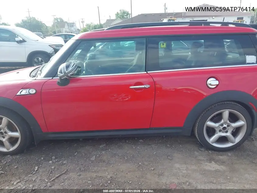 2010 Mini Cooper S Clubman VIN: WMWMM3C59ATP76414 Lot: 45519068