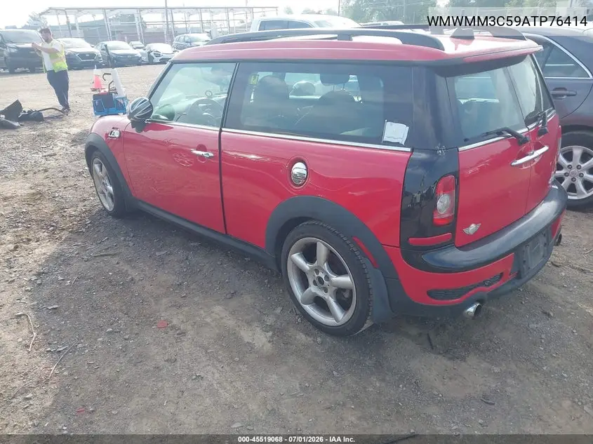 2010 Mini Cooper S Clubman VIN: WMWMM3C59ATP76414 Lot: 45519068