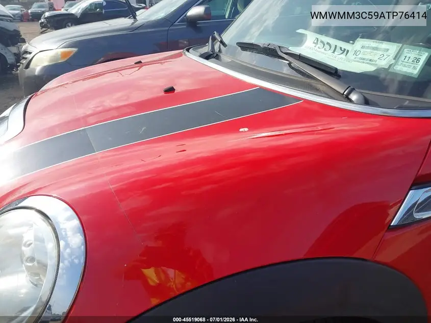 2010 Mini Cooper S Clubman VIN: WMWMM3C59ATP76414 Lot: 45519068