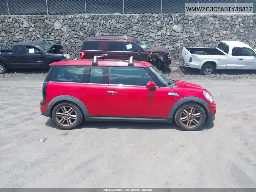 2011 Mini Cooper S Clubman VIN: WMWZG3C56BTY35837 Lot: 45302816