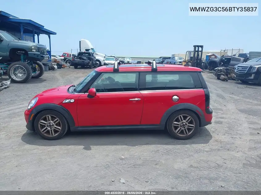 2011 Mini Cooper S Clubman VIN: WMWZG3C56BTY35837 Lot: 45302816