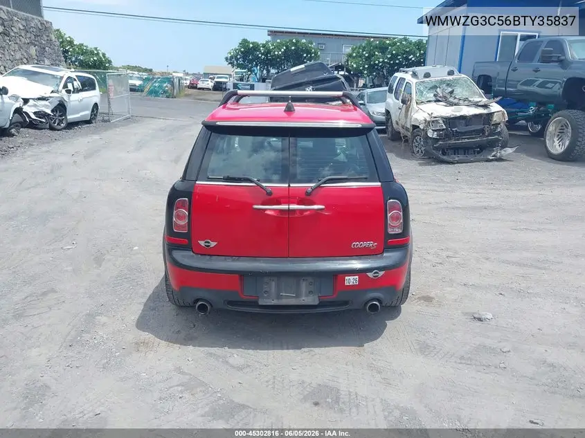 2011 Mini Cooper S Clubman VIN: WMWZG3C56BTY35837 Lot: 45302816