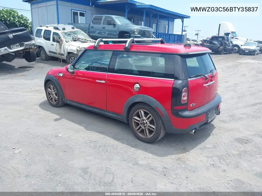 2011 Mini Cooper S Clubman VIN: WMWZG3C56BTY35837 Lot: 45302816