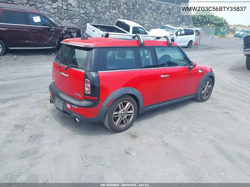 2011 Mini Cooper S Clubman VIN: WMWZG3C56BTY35837 Lot: 45302816