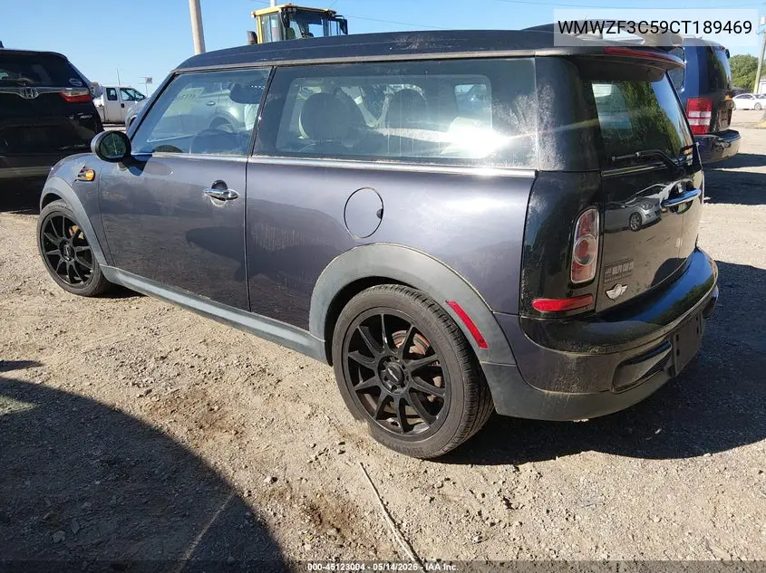 2012 Mini Cooper Clubman VIN: WMWZF3C59CT189469 Lot: 45123004