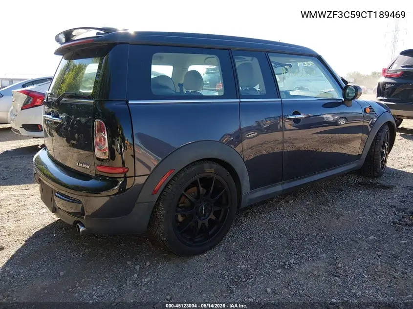 2012 Mini Cooper Clubman VIN: WMWZF3C59CT189469 Lot: 45123004