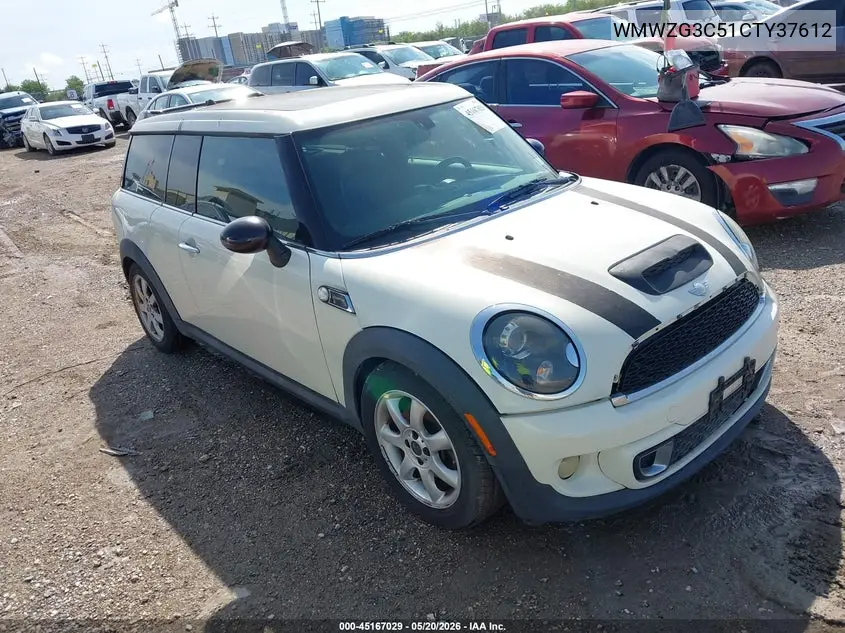 2012 Mini Cooper S Clubman VIN: WMWZG3C51CTY37612 Lot: 45167029