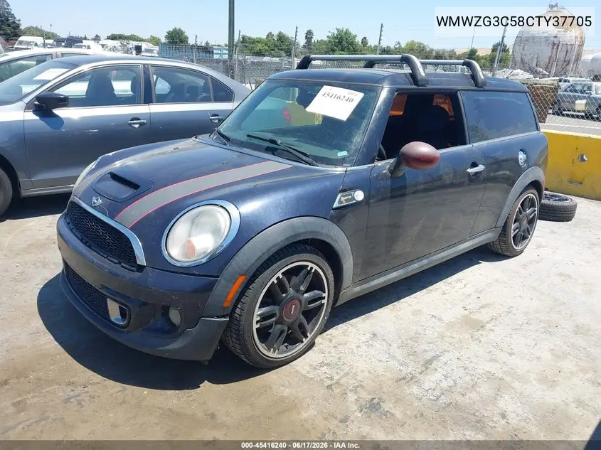 2012 Mini Cooper S Clubman VIN: WMWZG3C58CTY37705 Lot: 45416240