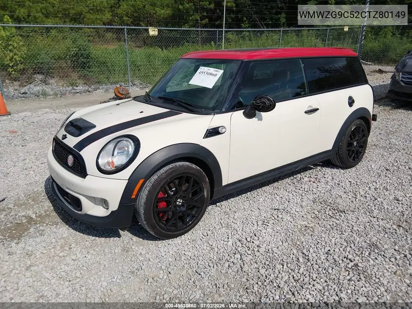 2012 Mini John Cooper Works Clubman VIN: WMWZG9C52CTZ80149 Lot: 45530860