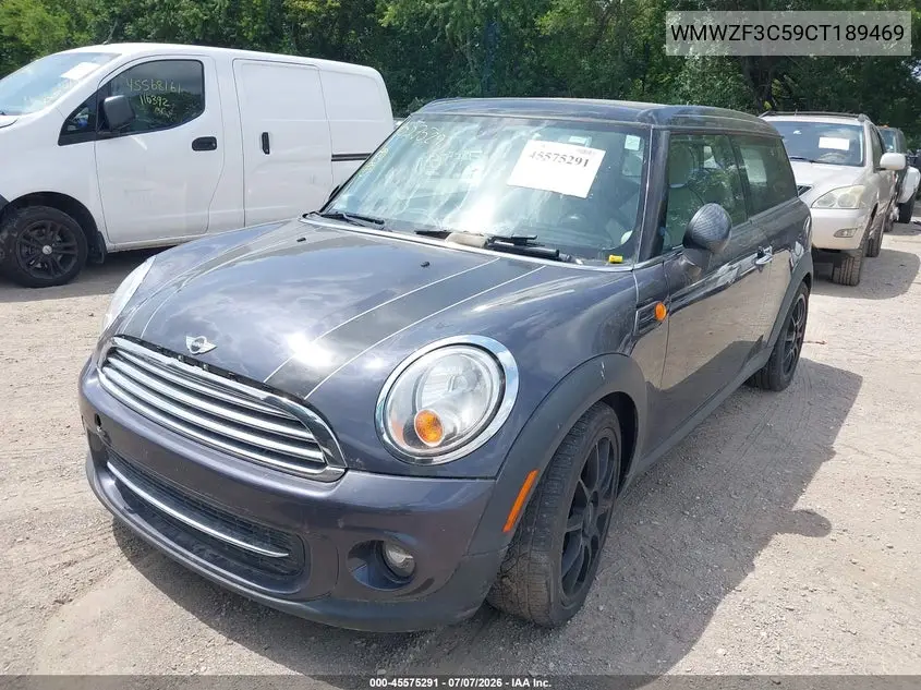 2012 Mini Cooper Clubman VIN: WMWZF3C59CT189469 Lot: 45575291