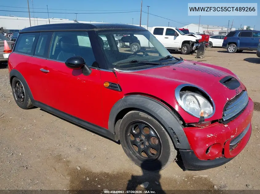 2012 Mini Cooper Clubman VIN: WMWZF3C55CT489266 Lot: 45649963