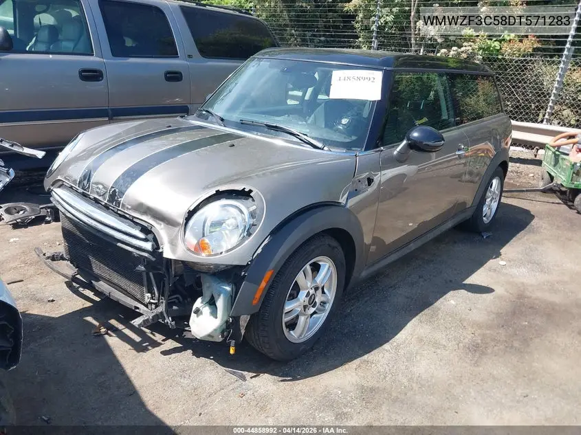 2013 Mini Clubman Cooper VIN: WMWZF3C58DT571283 Lot: 44858992